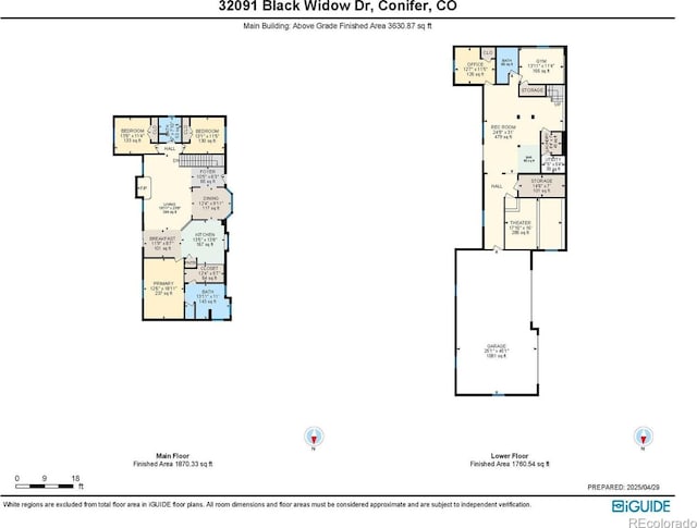 32091 Black Widow Dr, Conifer, CO 80433 - view of home floor plan