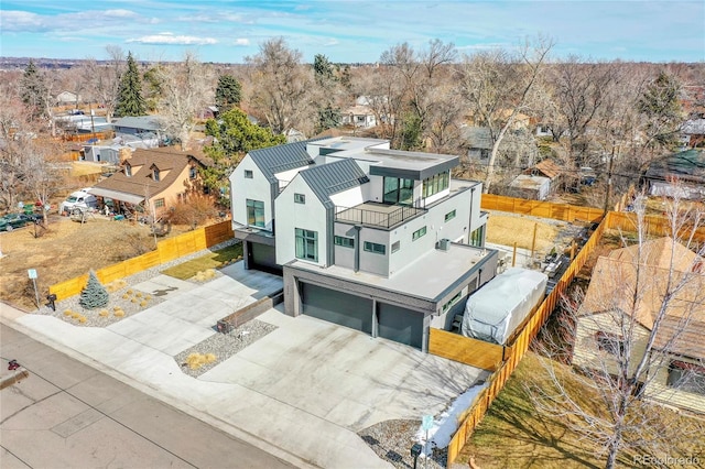 birds eye view of property featuring a residential view