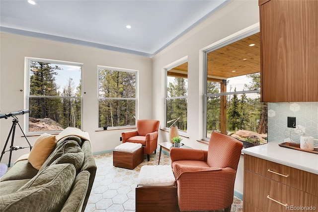1023 Chippewa Rd, Jefferson, CO 80456 - living room featuring plenty of natural light, recessed lighting, and baseboards