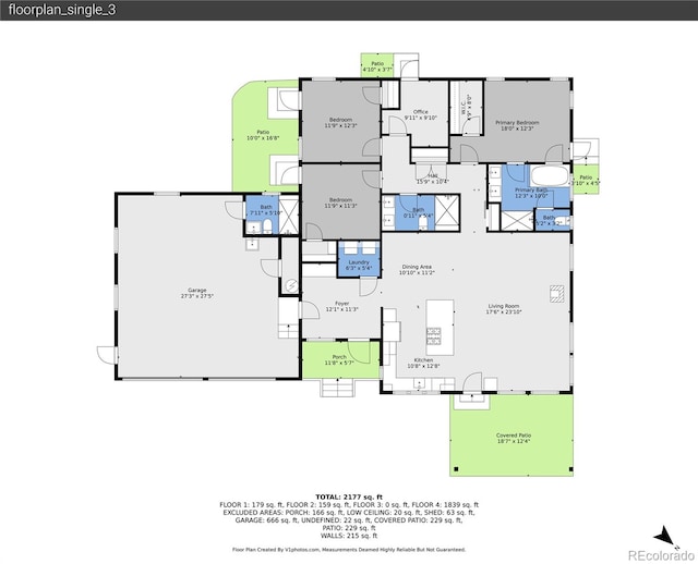 1023 Chippewa Rd, Jefferson, CO 80456 - home floor plan