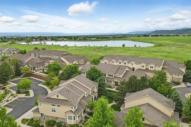 12919 W Burgundy Dr, Littleton, CO 80127 - aerial view of residential area featuring a large body of water