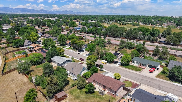 6836 W 79th Dr, Arvada, CO 80003 - aerial perspective of suburban area featuring a mountainous background