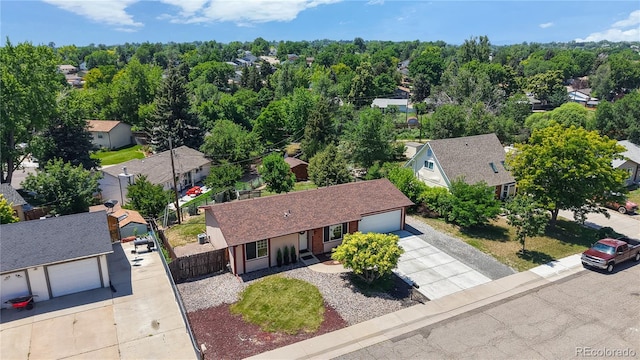 6836 W 79th Dr, Arvada, CO 80003 - aerial perspective of suburban area