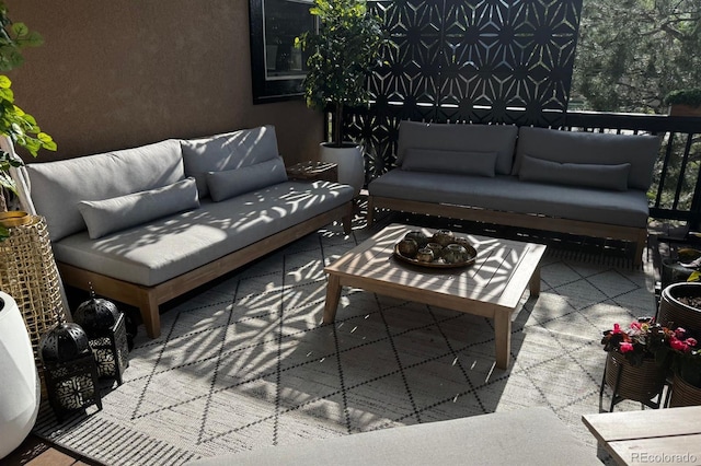 6985 Fallon Cir, Castle Rock, CO 80104 - view of patio featuring an outdoor living space