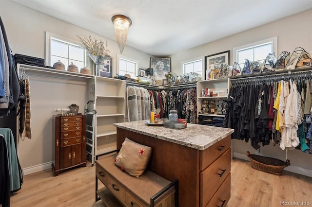 6985 Fallon Cir, Castle Rock, CO 80104 - walk in closet with light wood finished floors