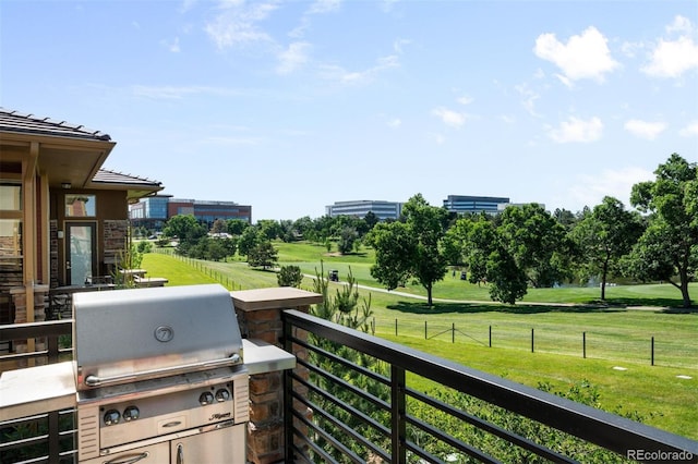 10243 Spring Green Dr, Englewood, CO 80112 - balcony with area for grilling