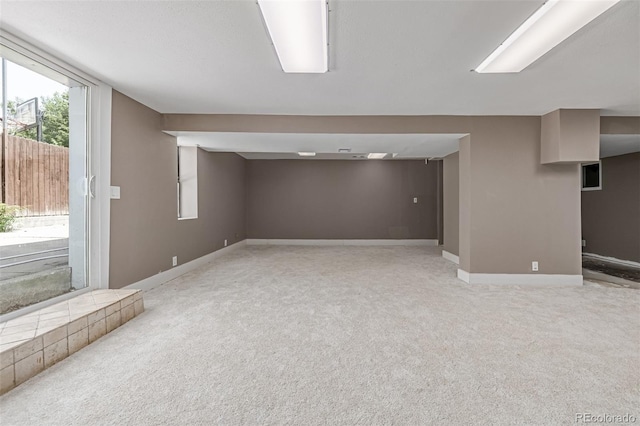 4808 S Ward Way, Morrison, CO 80465 - basement with carpet flooring and baseboards