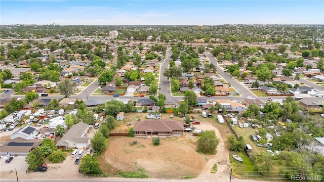 1195 W 70th Ave, Denver, CO 80221 - aerial view of property and surrounding area with nearby suburban area