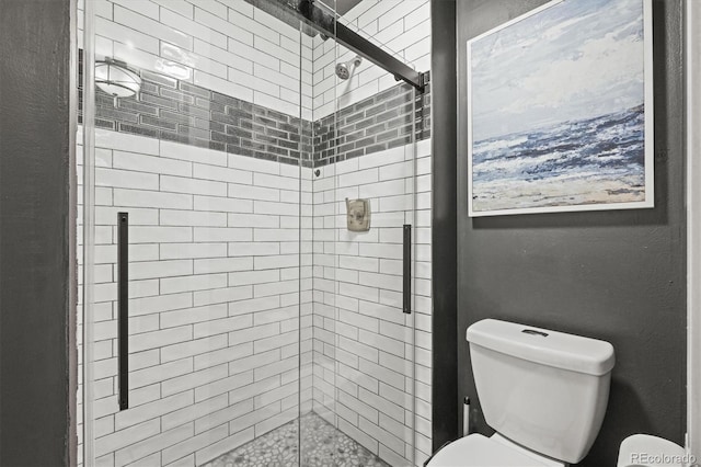 8815 W Quarto Cir, Littleton, CO 80128 - bathroom featuring toilet and a stall shower