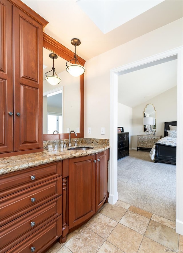 4483 W Cottonwood Pl, Littleton, CO 80123 - bathroom with vanity and tile patterned floors