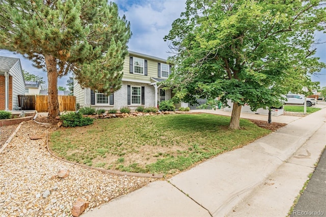 16051 E Alabama Dr, Aurora, CO 80017 - view of front of property featuring brick siding