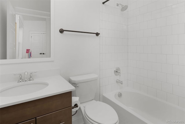 6288 N Dallas St, Denver, CO 80238 - bathroom with vanity and bathtub / shower combination