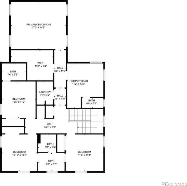6288 N Dallas St, Denver, CO 80238 - view of floor plan / room layout