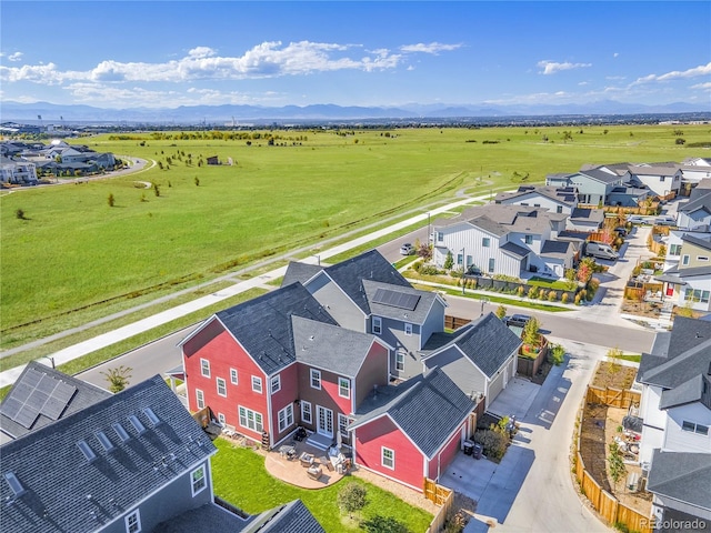 6288 N Dallas St, Denver, CO 80238 - aerial view of residential area featuring a mountainous background