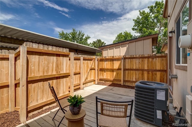 2642 Devonshire Ct, Denver, CO 80229 - fenced backyard with central AC