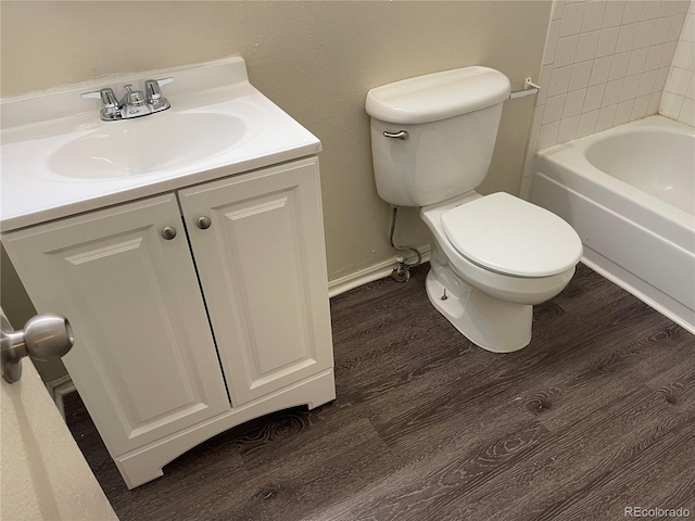 14704 E 2nd Ave Unit 300E, Aurora, CO 80011 - full bath with wood finished floors and vanity