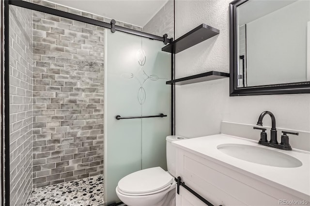 5370 S Jebel St, Centennial, CO 80015 - full bathroom with a shower stall and vanity