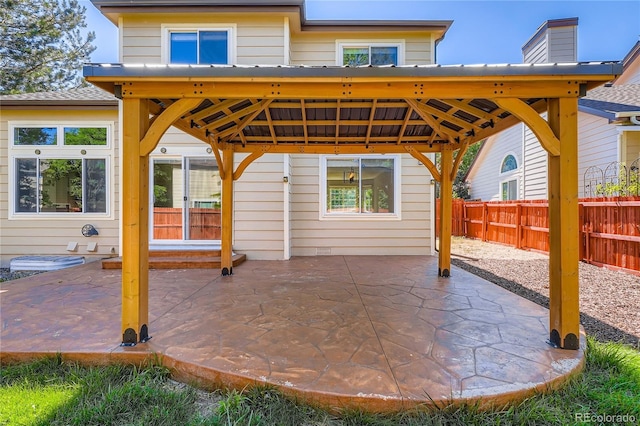 5370 S Jebel St, Centennial, CO 80015 - view of patio / terrace featuring a gazebo