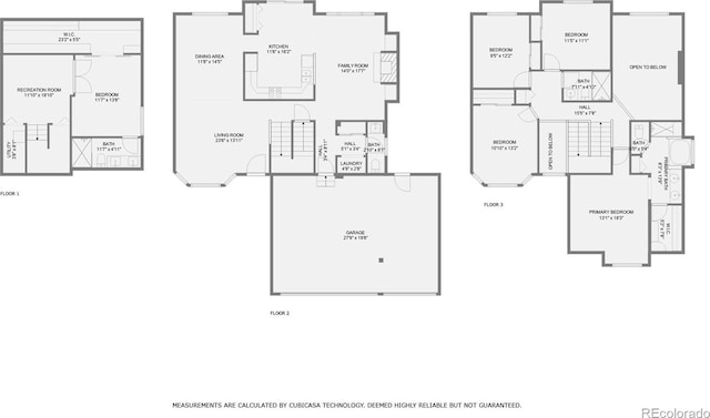 5370 S Jebel St, Centennial, CO 80015 - view of floor plan / room layout