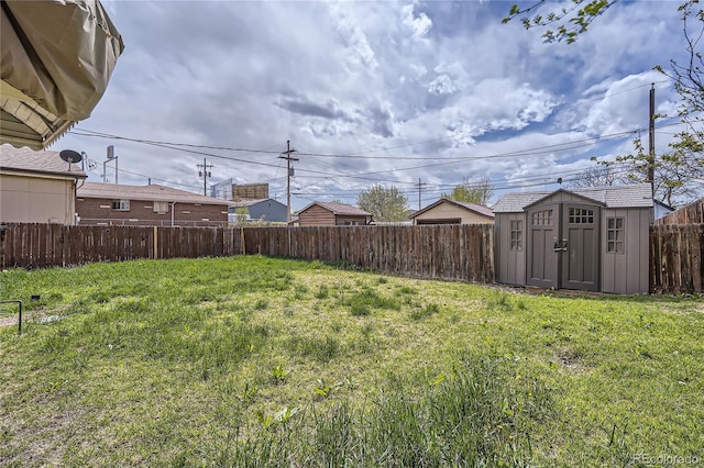 4835 Harlan St, Wheat Ridge, CO 80033 - view of yard with a shed and an outdoor structure