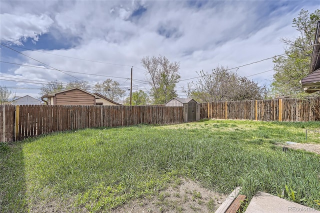 4835 Harlan St, Wheat Ridge, CO 80033 - view of yard with a shed and an outdoor structure