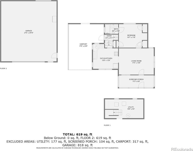 4835 Harlan St, Wheat Ridge, CO 80033 - floor plan / room layout