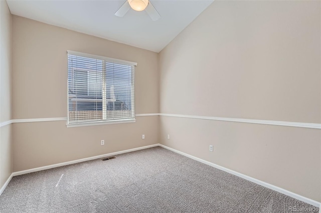 22436 E Maplewood Pl, Aurora, CO 80015 - carpeted spare room with a ceiling fan and baseboards
