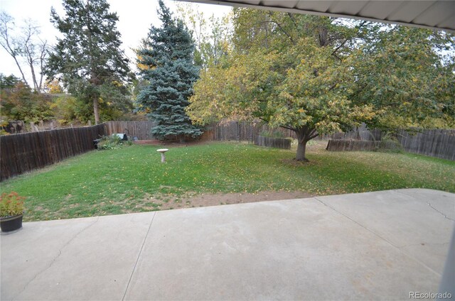 8450 Mason Cir, Westminster, CO 80031 - view of yard featuring a patio