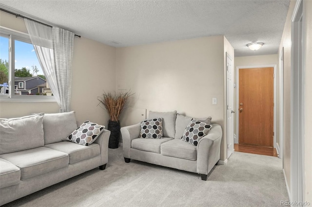 3312 Meadow Ave, Broomfield, CO 80020 - living room with carpet floors and a textured ceiling