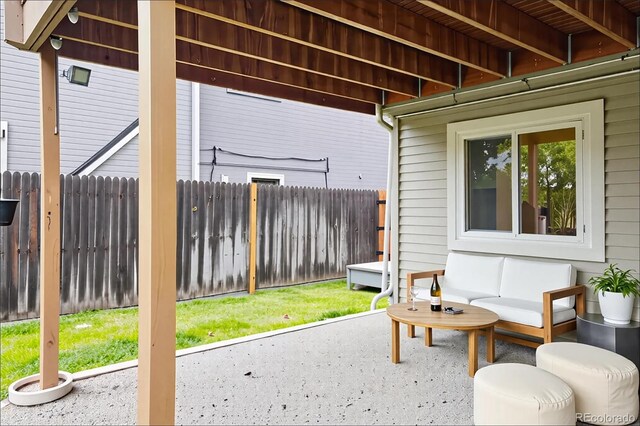3312 Meadow Ave, Broomfield, CO 80020 - view of patio with an outdoor hangout area
