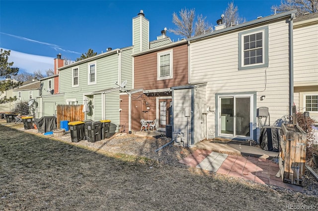 view of rear view of property