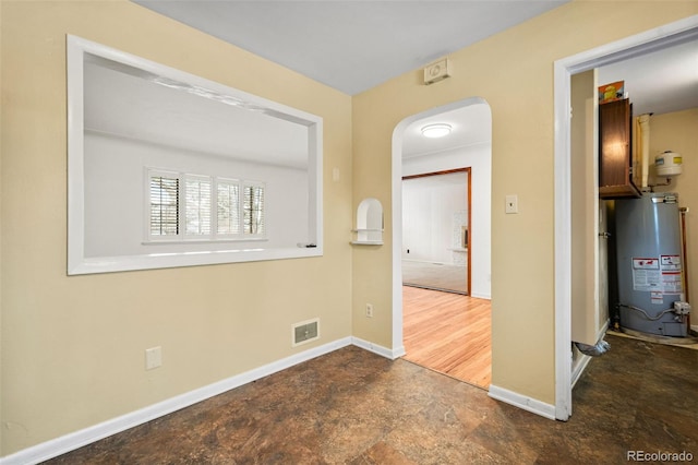 interior space with water heater