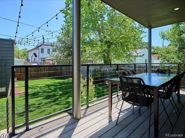 2508 S Pennsylvania St, Denver, CO 80210 - balcony featuring outdoor dining space