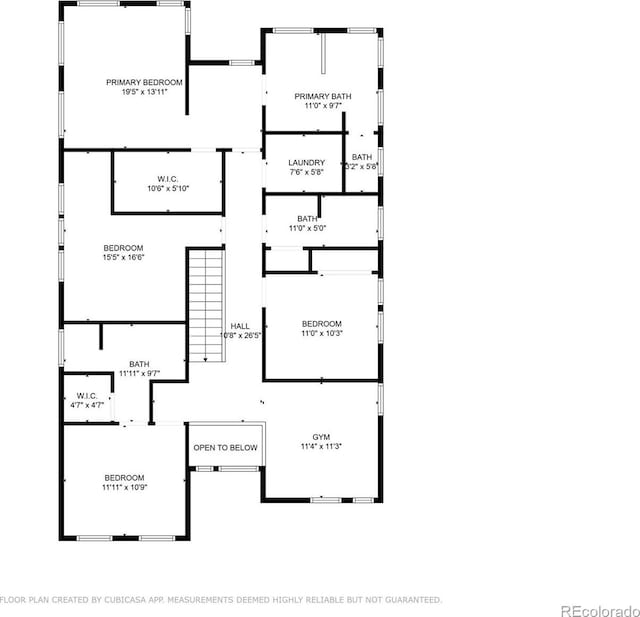 2508 S Pennsylvania St, Denver, CO 80210 - room layout
