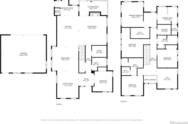 2508 S Pennsylvania St, Denver, CO 80210 - floor plan / room layout