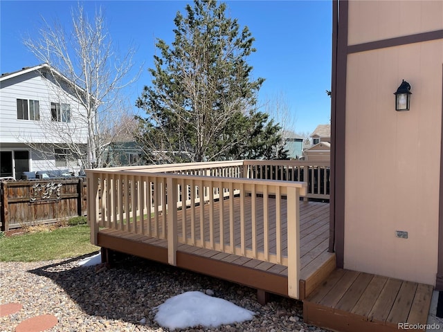 view of deck