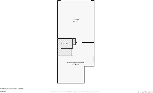 8917 Yates Dr, Westminster, CO 80031 - home floor plan