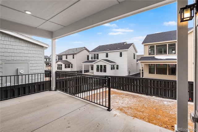 8850 Moonshimmer Trl, Littleton, CO 80125 - patio / terrace featuring a residential view