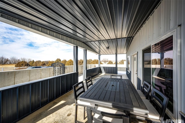 view of patio