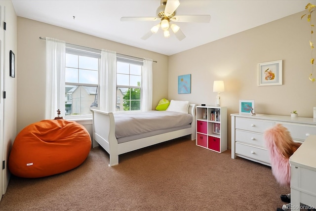 9478 Burgundy Cir, Highlands Ranch, CO 80126 - carpeted bedroom with ceiling fan