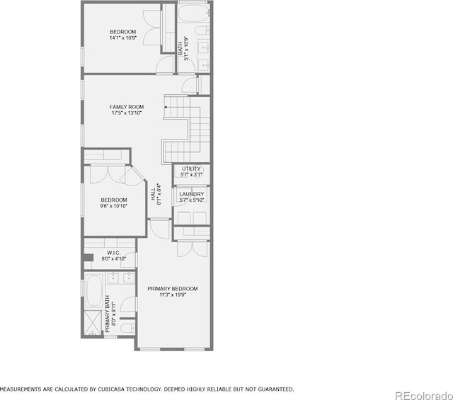 1916 S Elati St, Denver, CO 80223 - view of floor plan / room layout