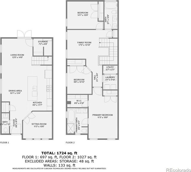1916 S Elati St, Denver, CO 80223 - view of property floor plan