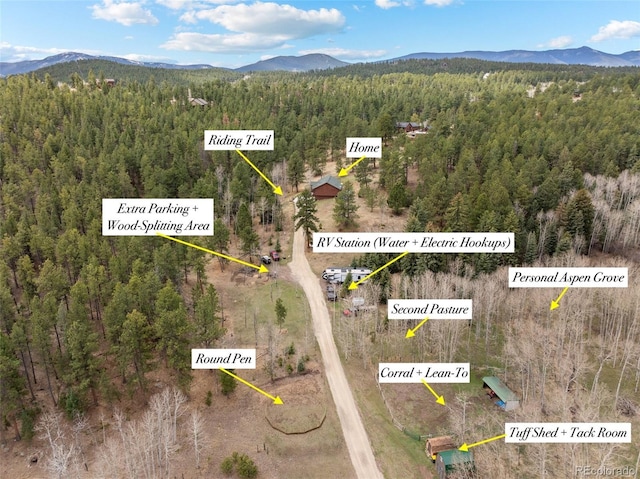 2230 County Road 72, Bailey, CO 80421 - aerial view of property's location