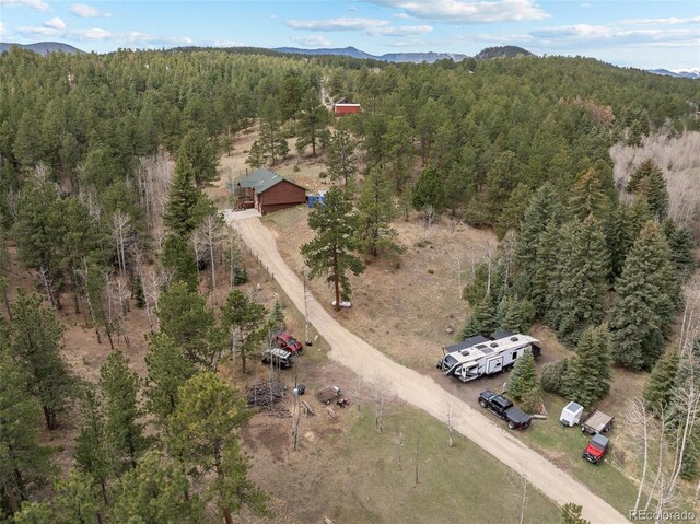 2230 County Road 72, Bailey, CO 80421 - bird's eye view of a forest and mountains