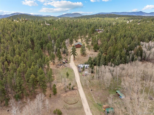 2230 County Road 72, Bailey, CO 80421 - view of property location with a forest and mountains
