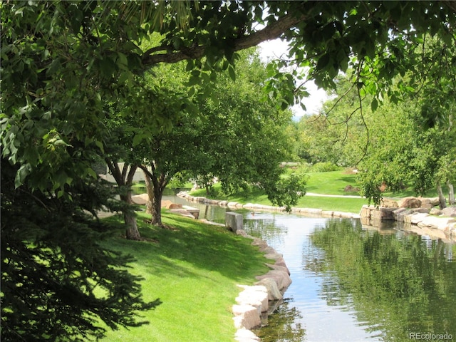 view of water feature