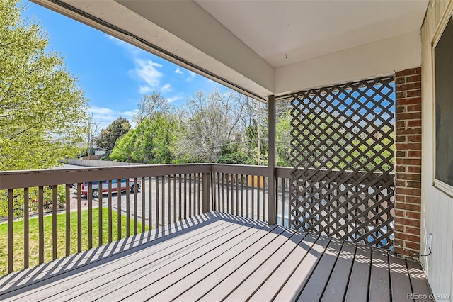 view of deck