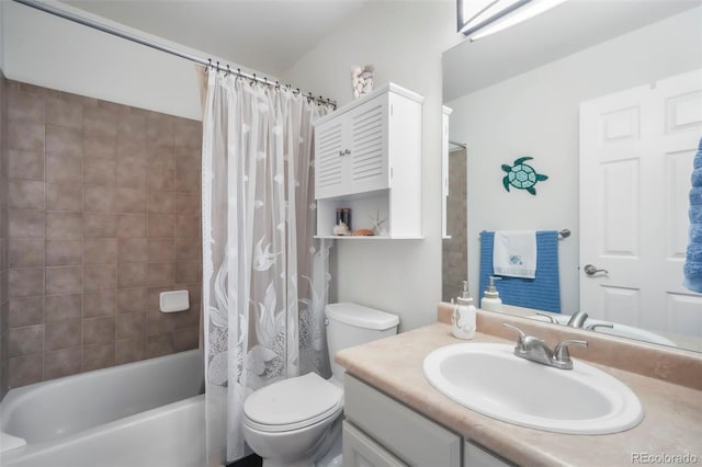9005 Royal Melbourne Cir, Peyton, CO 80831 - full bathroom with vanity and shower / bath combination with curtain