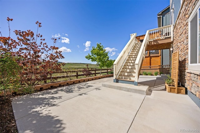 15608 E Otero Cir, Centennial, CO 80112 - view of patio featuring stairway