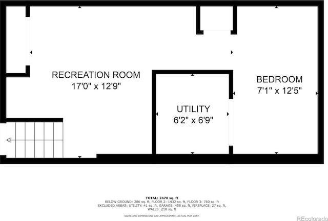 6537 S Brentwood Way, Littleton, CO 80123 - floor plan / room layout
